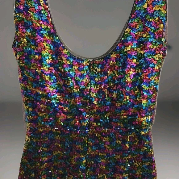 Grace Karin Women's Sequin Cocktail Party Dress Stretch Back Zip Sze Medium - Picture 5 of 13